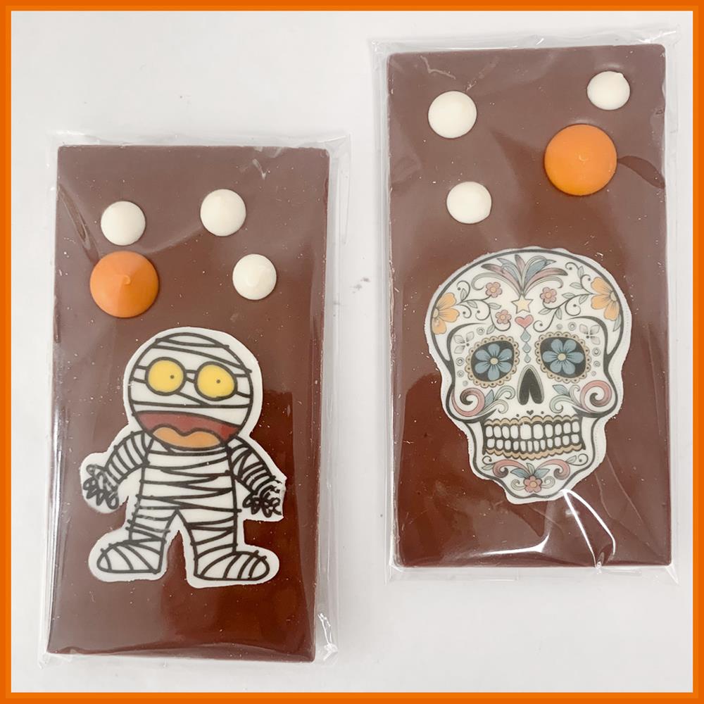 TABLETAS DE CHOCOLATE DE HALLOWEEN